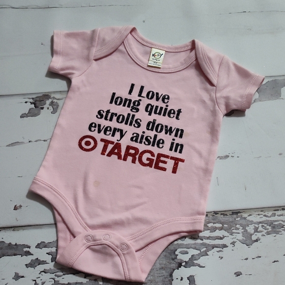 Other - Pink Baby Onesie Target
